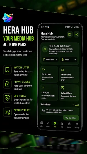 Hera Player - Music & Video Screenshot 3