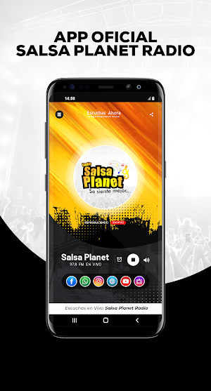 Salsa Planet Radio Screenshot 1