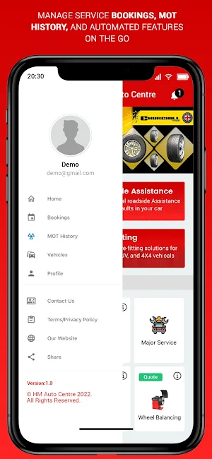 HM Auto Centre Screenshot 1