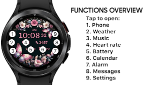 AZ282 Butterfly Watch Face Screenshot 0