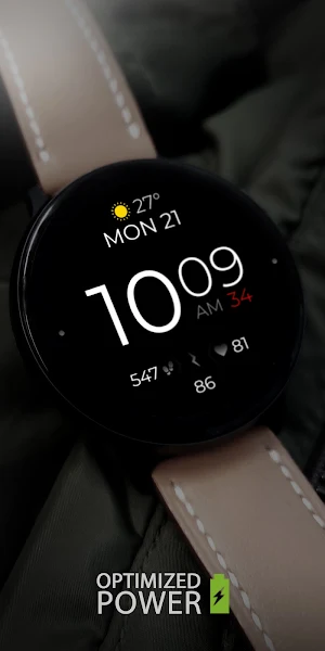 Battery Digital Watch Face Screenshot 0