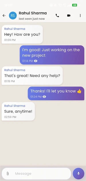 Zarq Messenger Screenshot 2