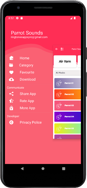 Parrot Sounds Screenshot 2