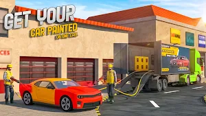 Mobile Car Wash Workshop: Service Truck Games Screenshot 1