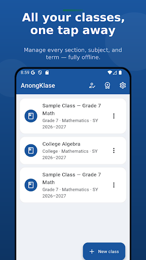 AnongKlase: Class Record Screenshot 0