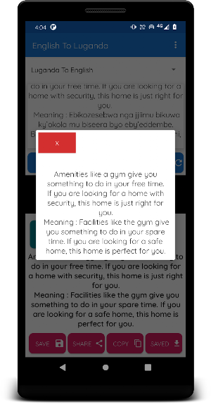 English To Luganda Translator Screenshot 2