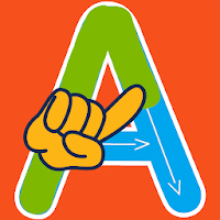 ABC kids writing alphabet - Le