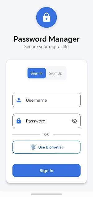 Password Manager Screenshot 1