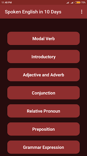 Spoken English in 10 days Screenshot 1