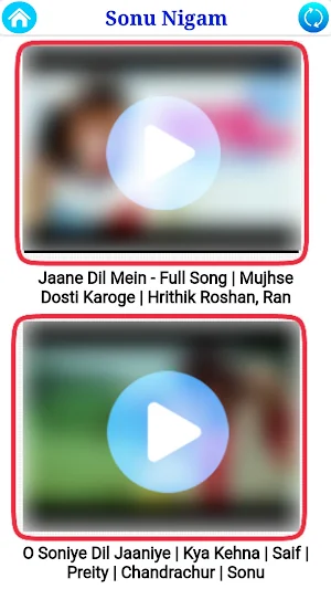 Sonu Nigam All Video Songs Screenshot 1