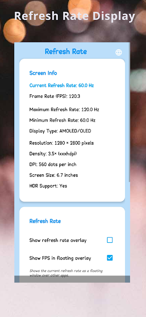 Refresh Rate Display Pro Screenshot 3