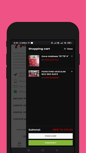 HomeZone EMI Screenshot 2