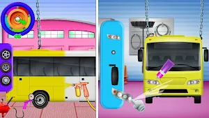 Build the Bus in Factory: Vehicle Builder Games Screenshot 0