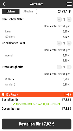 Toronto Moussas Pizza Screenshot 1