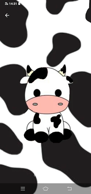 Cow Print Simple Wallpaper Screenshot 2