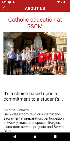SS. Cyril & Methodius School Screenshot 3