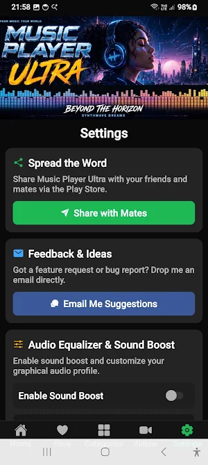 MUSIC PLAYER ULTRA screenshot 3