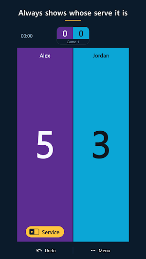 Birdieboard: Badminton Score Screenshot 1