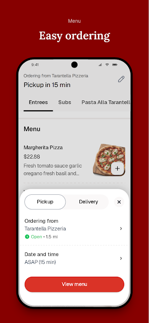Tarantella Pizzeria Screenshot 2