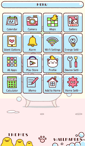 Cute Wallpaper Cat Bath Theme Screenshot 1