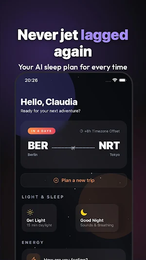 Flyly – Beat Jet Lag Screenshot 0