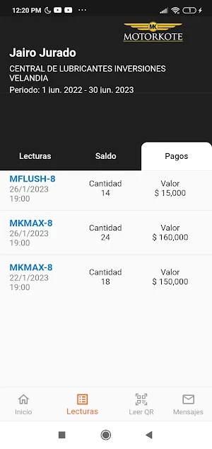 Referenciador Motorkote Screenshot 1