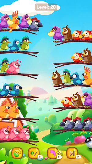 Bird Sort - Bird Match Screenshot 3