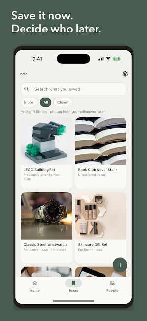 GiftThem: Gift Ideas & Planner Screenshot 1