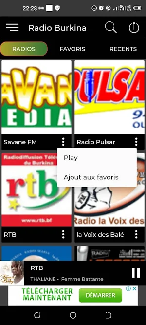 Radio Burkina Screenshot 2
