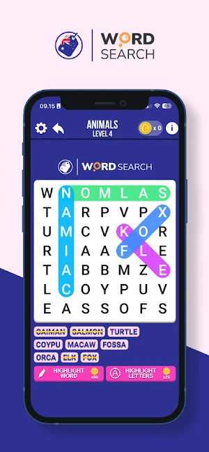 SDC Word Search Screenshot 2