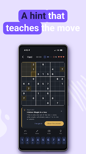 Sudoku Origin: Offline Puzzles Screenshot 3