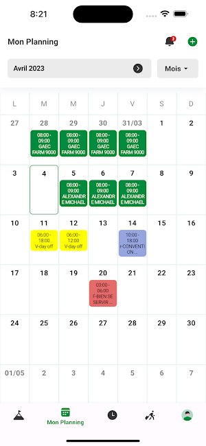 Mon service de remplacement Screenshot 2