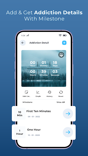 Addiction Free Day Counter Screenshot 0