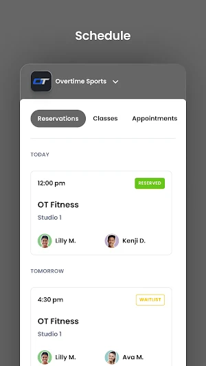 Overtime Sports Screenshot 2