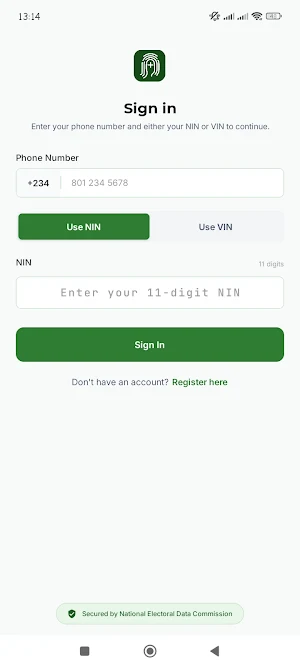 Votersplus Screenshot 2