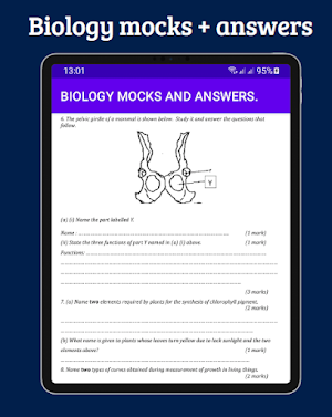 Biology; Mocks and answers. Screenshot 2