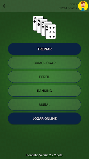 Pontinho - Jogo de Cartas Online Screenshot 0