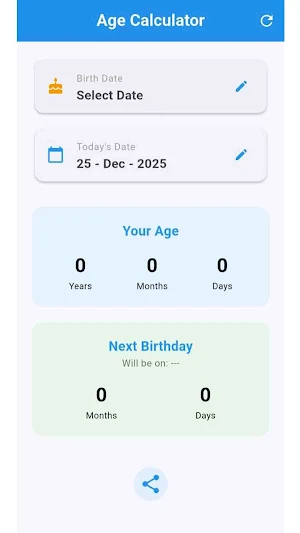 Age Calculator Screenshot 0