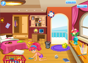 Girls Cleaning Rooms Home Screenshot 0