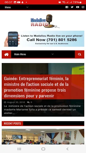 Madaliou Radio Screenshot 1