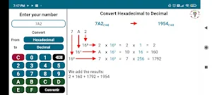 Binary Hexadecimal and Octal Screenshot 1