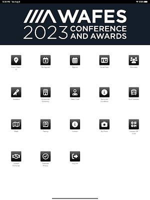 WAFES 2023 Conference App Screenshot 3