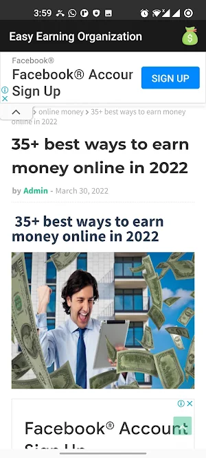 Easy Earning Organization Screenshot 1