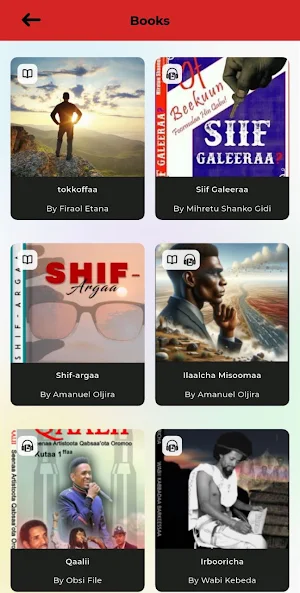 Oromo Book Screenshot 2