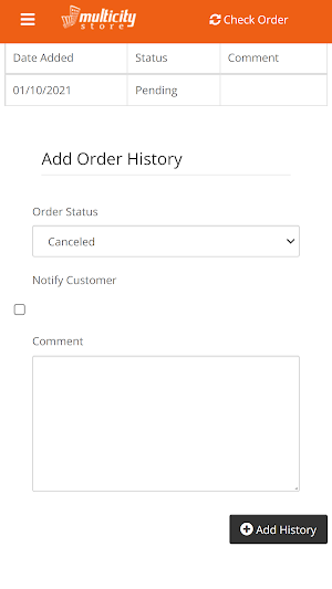 MultiCityStore Delivery APP Screenshot 2