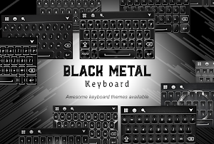 Black Metal Keyboard & Themes Screenshot 0