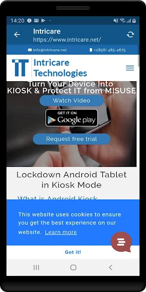 Kiosk Browser Lockdown (GoBrowser) Screenshot 1