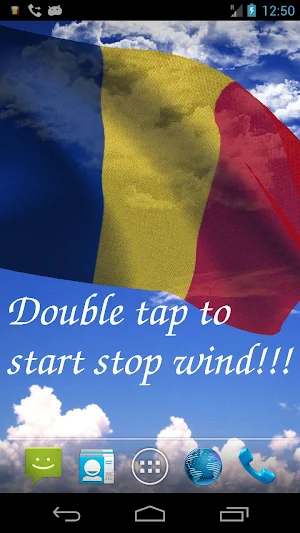 Romania Flag Live Wallpaper Screenshot 0
