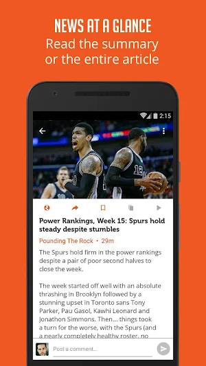 NBA and NCAA Basketball News Screenshot 3