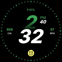 Speed Digital Watch Face